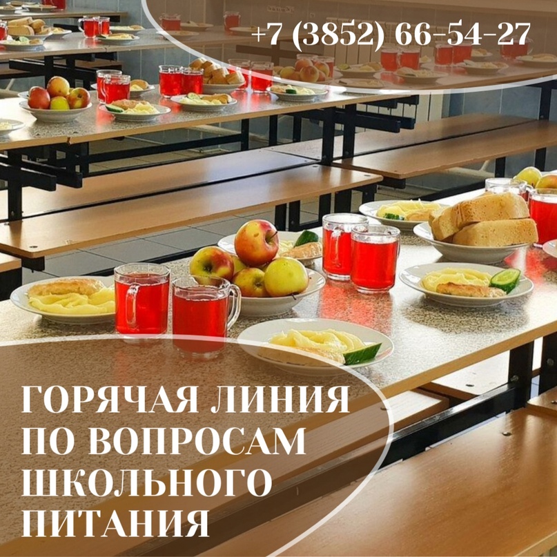 В Алтайском крае работает горячая линия по вопросам организации питания в школах.